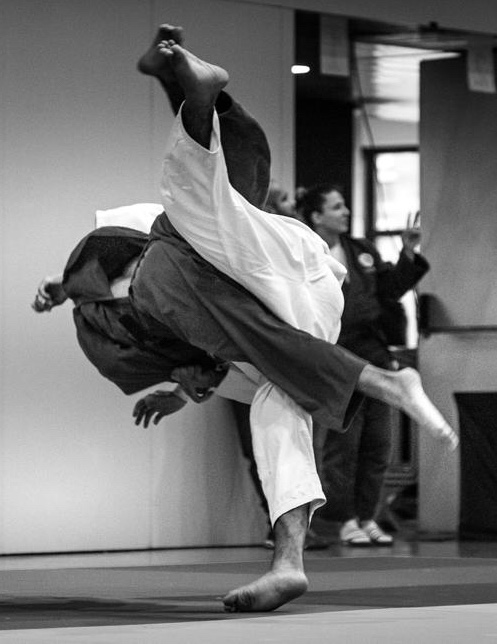 Francisco Costa competing in judo